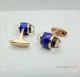 New Replica Montblanc Urban Walker Cufflinks Blue and Rose Gold (3)_th.jpg